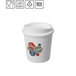 Gobelet publicitaire Americano® Switch de 200 ml avec couvercle fabriqué en Europe RPET