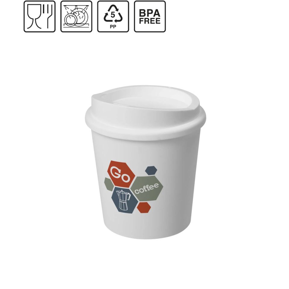 Gobelet publicitaire Americano® Switch de 200 ml avec couvercle fabriqué en Europe RPET