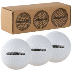 Set de 3 balles de golf personnalisées