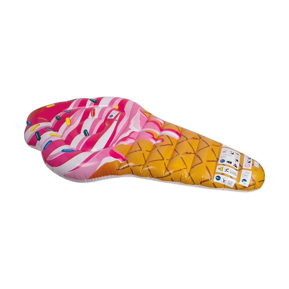 Matelas gonflable personnalisé en forme de glace