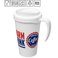 Mug publicitaire fabriqué en Europe isolant Americano® grande 350 ml RPET