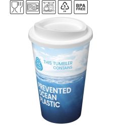Gobelet publicitaire avec isolation Brite-Americano® POP de 350 ml