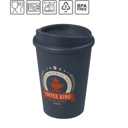 Gobelet publicitaire Americano® Switch de 300 ml avec couvercle fabriqué en Europe RPET