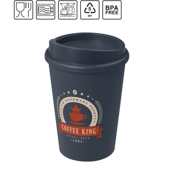 Gobelet publicitaire Americano® Switch de 300 ml avec couvercle fabriqué en Europe RPET