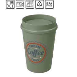 Gobelet publicitaire Americano® Switch de 300 ml avec couvercle 360° fabriqué en Europe RPET