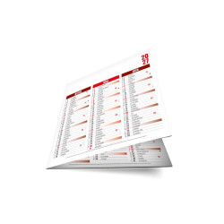 Calendrier bancaire personnalisé fabriqué en France Origami