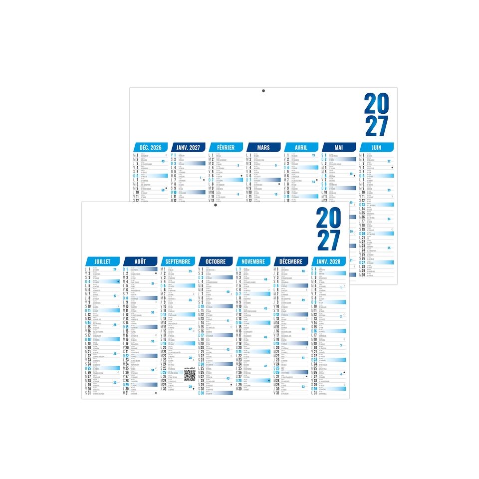 Calendriers personnalisés fabriqués en France Florentin souple