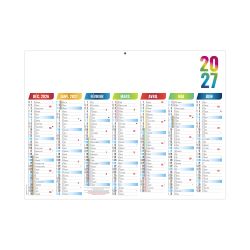 Calendriers bancaires personnalisables Arlequin Rigide