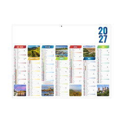 Calendriers publicitaires fabriqués en France bancaires Emilien Rigide