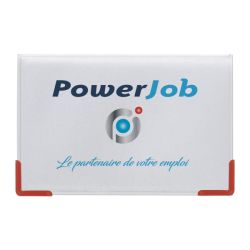 Étui porte-cartes personnalisé 2 poches coins métal fabriqué en France