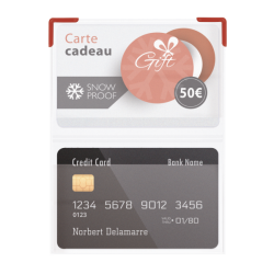 Étui porte-cartes personnalisé 2 poches coins métal fabriqué en France