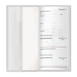 Étui protège livret de famille personnalisable fabriqué en France