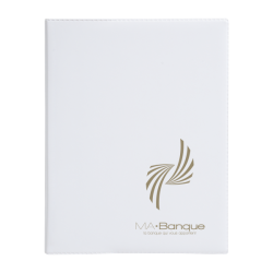 Conférencier personnalisable A5 PVC fabriqué en France