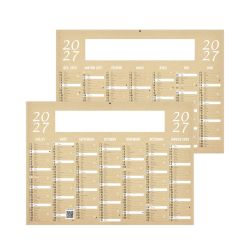 Calendrier publicitaire fabriqué en France Kraft Souple