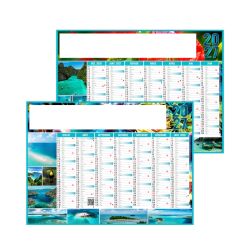 Calendriers publicitaires fabriqués en France bancaires Exotic rigides