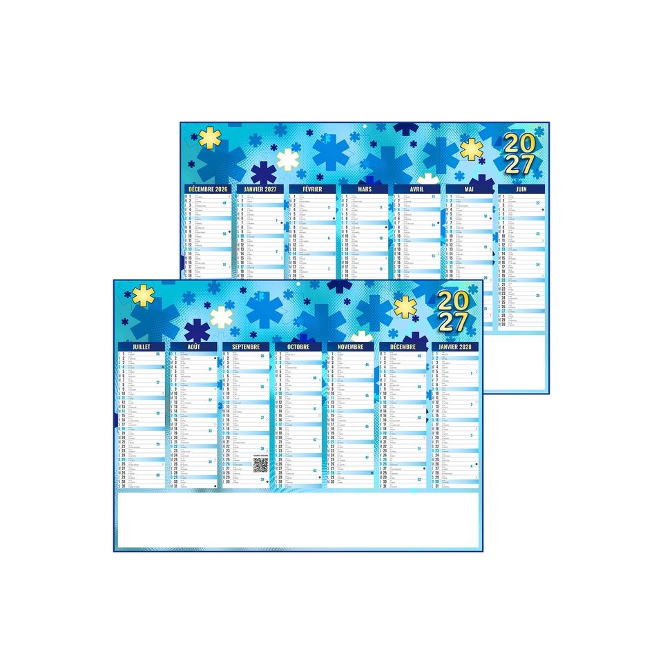 Calendriers bancaires personnalisés fabriqués en France Matthieu souple