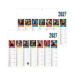 Calendrier bancaire personnalisé fabriqué en France Florian souple