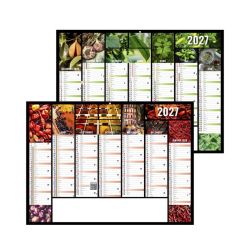 Calendriers publicitaires fabriqués en France bancaires Caméléon souples