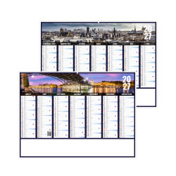 Calendrier bancaire personnalisable fabriqué en France Liberté Souple