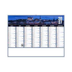 Calendrier bancaire personnalisable fabriqué en France Liberté Souple