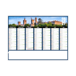 Calendrier bancaire personnalisable fabriqué en France Liberté Souple