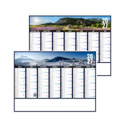 Calendrier publicitaire fabriqué en France bancaire Liberté Rigide