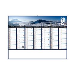 Calendrier publicitaire fabriqué en France bancaire Liberté Rigide