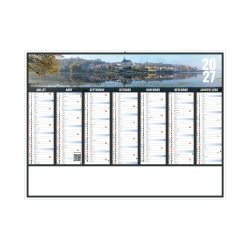 Calendrier publicitaire fabriqué en France bancaire Liberté Rigide