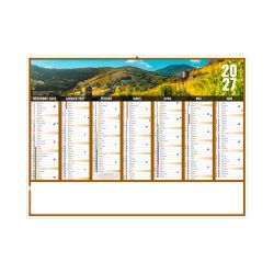 Calendrier publicitaire fabriqué en France bancaire Liberté Rigide