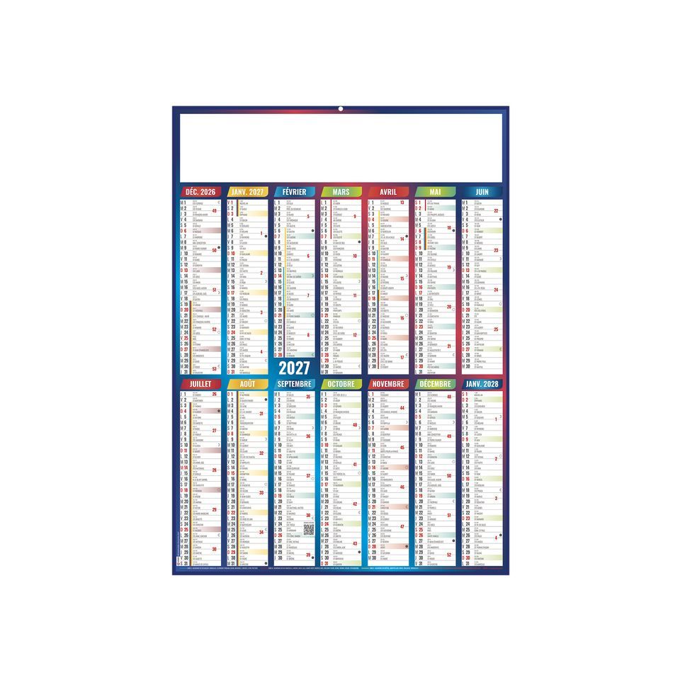 Calendriers bancaires personnalisables fabriqués en France Marianne Souples
