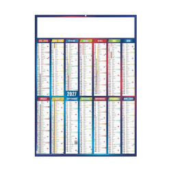 Calendriers bancaires personnalisables fabriqués en France Marianne Rigides