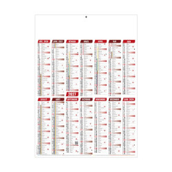 Calendriers bancaires personnalisables fabriqués en France Marianne Rigides