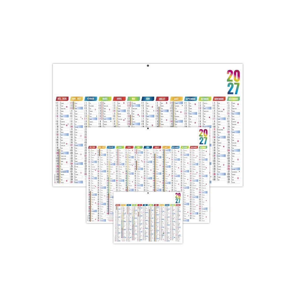 Calendriers bancaires personnalisés fabriqués en France Maximilien Souples