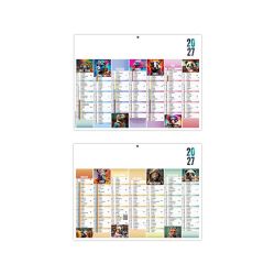 Calendriers publicitaires fabriqués en France bancaires Pictures Souples