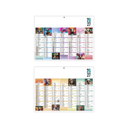 Calendriers bancaires personnalisables fabriqués en France Pictures Rigides