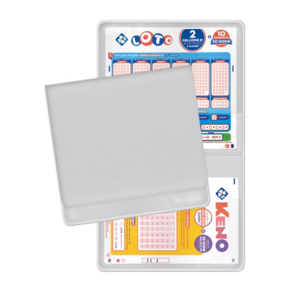 Pochette PMU FDJ et jeux personnalisé 2 volets grand format fabriquée en France