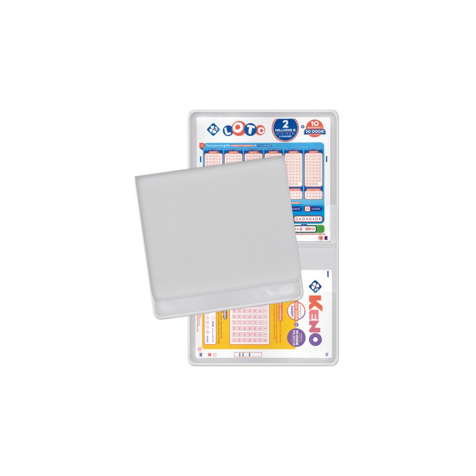 Pochette PMU FDJ et jeux personnalisé 2 volets grand format fabriquée en France
