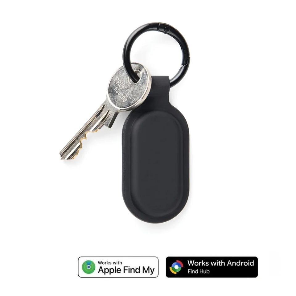 Porte-clés publicitaire traceur intégré Dual VINGA compatible Apple et Android