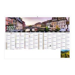 Calendrier bancaire personnalisable fabriqué en France Libre Choix Souple