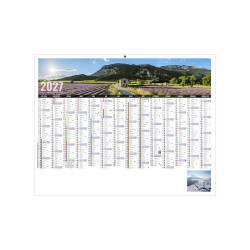 Calendrier bancaire personnalisable fabriqué en France Libre Choix Souple
