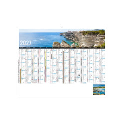 Calendrier bancaire personnalisable fabriqué en France Libre Choix Souple