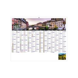 Calendrier bancaire personnalisable fabriqué en France Libre Choix Rigide