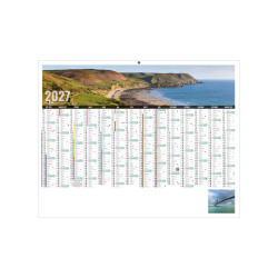 Calendrier bancaire personnalisable fabriqué en France Libre Choix Rigide
