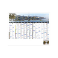 Calendrier bancaire personnalisable fabriqué en France Libre Choix Rigide