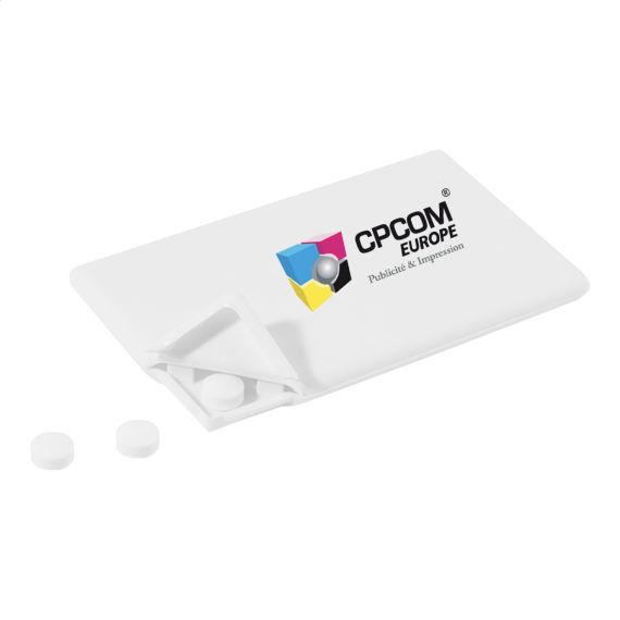 Boîte de bonbons personnalisable à la menthe format carte de crédit Express