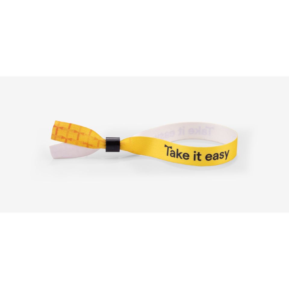Bracelet évènementiel personnalisé quadri inviolable Express fabriqué en Europe