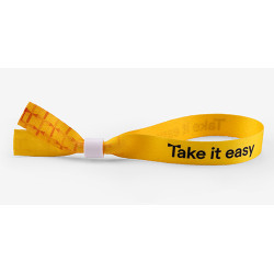 Bracelet évènementiel personnalisé quadri inviolable Express fabriqué en Europe