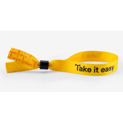Bracelet évènementiel personnalisé quadri inviolable Express fabriqué en Europe