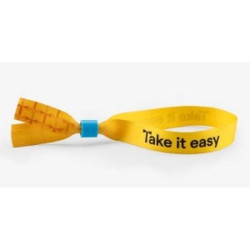 Bracelet évènementiel personnalisé quadri inviolable Express fabriqué en Europe