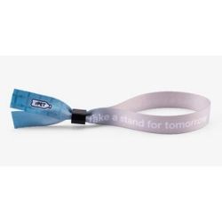 Bracelet ECO en RPET évènementiel personnalisé quadri inviolable Express fabriqué en Europe